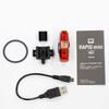 CAT EYE RAPID mini Bicycle Rear Taillight 25 USB Seatpost Mountable Safety Light TL-LD635-R (Max Lumens) Rechargeable,