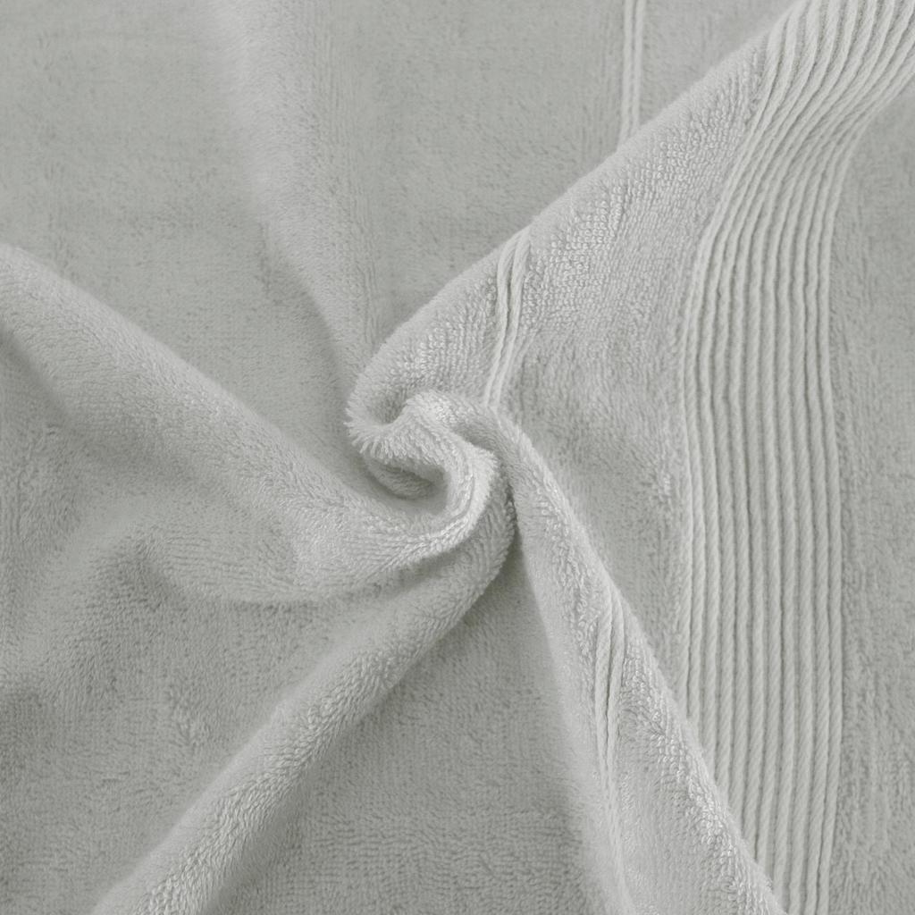 Bath towel 50x90 with natural bamboo fiber, ash color