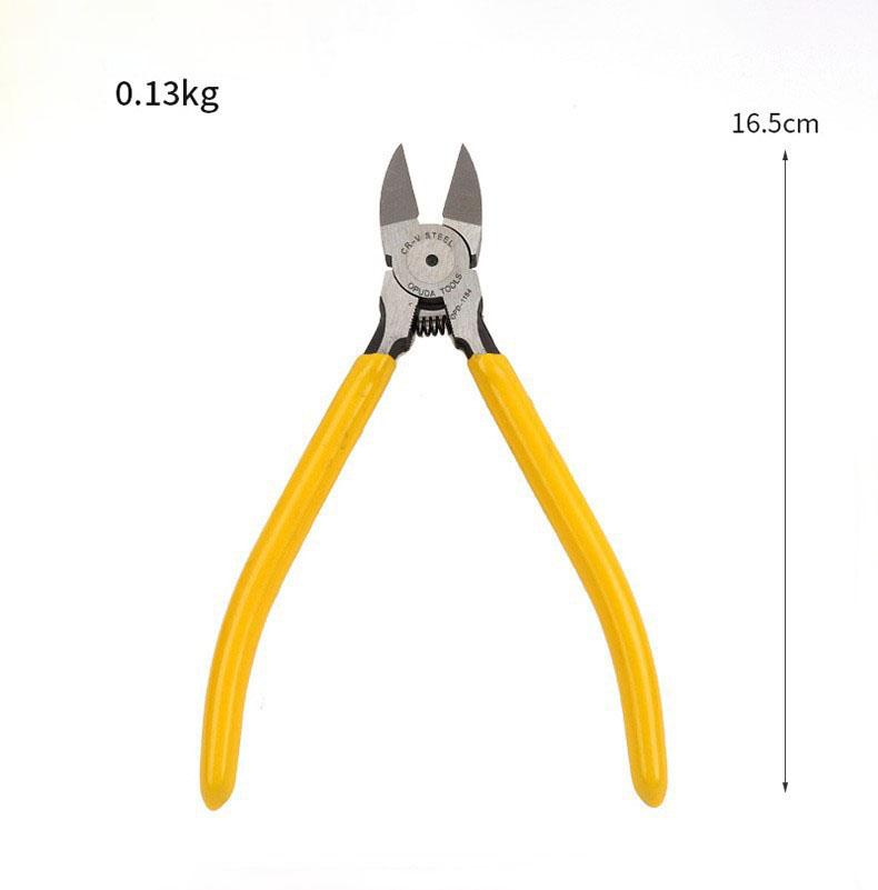 Japanese Thin Blade Flush Cut Pliers Electrician Scissors Mini Diagonal Pliers for Copper Aluminum Wire Model Tools