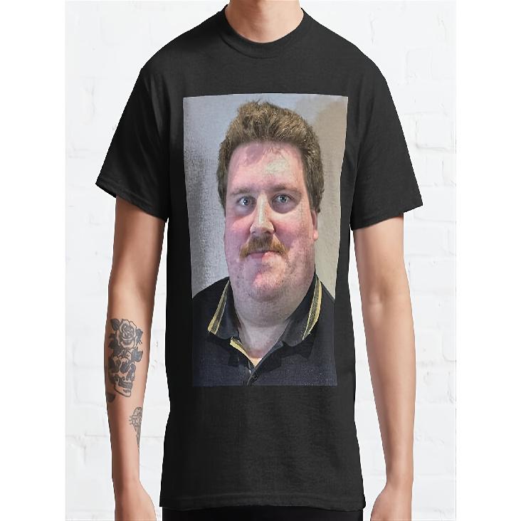 2026 New Men'S & Women'S 100% Photo Print T-Shirt | Bohemian Style Short Sleeve Round Neck Casual Tee with Face & Body Graphic Design, All-Season