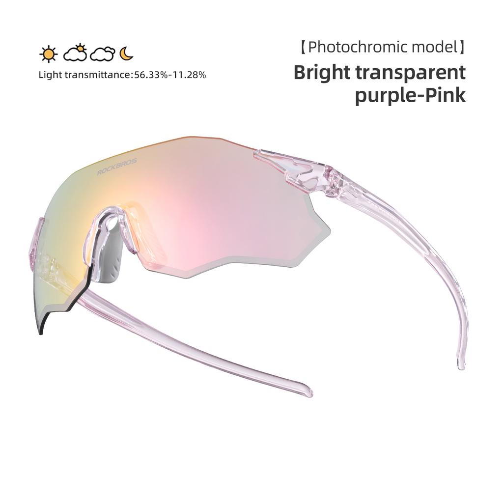 ROCKBROS Cycling Glasses Photochromic/Polarized UV400 Sunglasses MTB Road Bike Eyewear Windproof Goggles Protection Eyewear