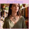 Bohemian Geometric Alloy Pendant Necklace With Leather Cord For Women Summer Style