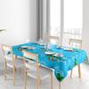 High-Quality Printed Tablecloths with Palm Tree Design for Beach-themed Dining Tables Ideal for Home Decor Parties