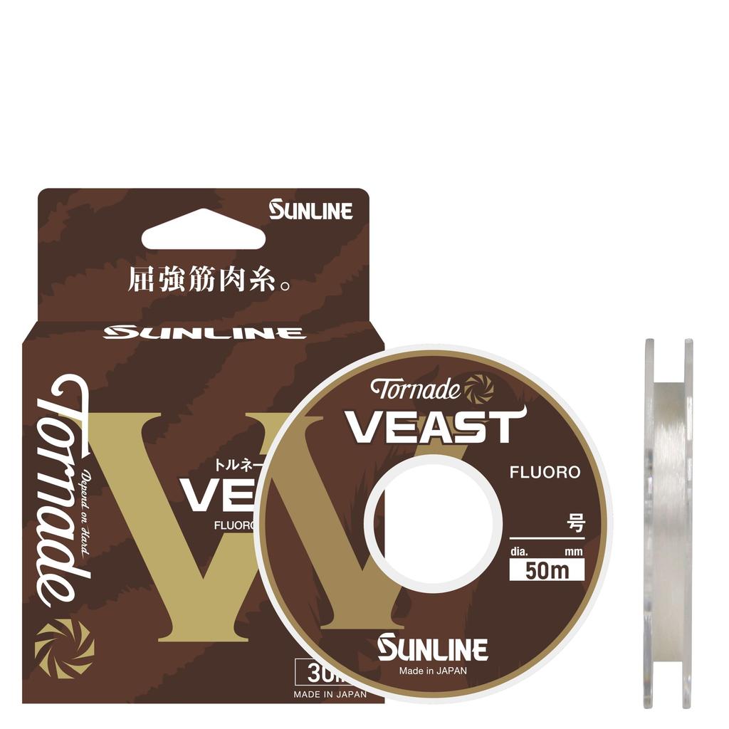 SUNLINE Tornado VEAST Fluorocarbon Natural Size 12 Line, 30m, Clear,