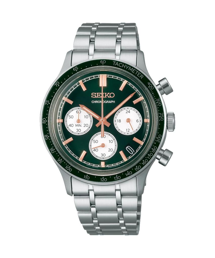 Seiko Sports Chronograph 38mm Watch SSB481P1 Men's