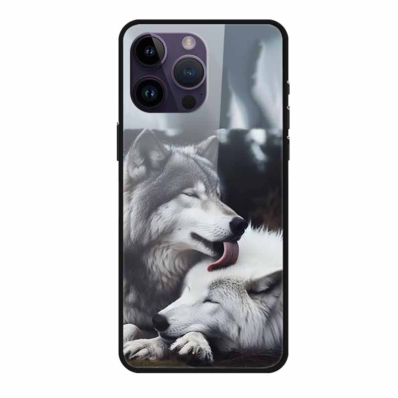 Tempered Glass Case For iphone 15 Pro Max Case Hard Glass Back Cover Soft TPU Bumper For iphone 16 Pro Max Phone Case 16Pro Max