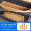 For Geely Starray EM-i Galaxy Starship 7 2025 2026 TPE Door Storage Box Mat Door Pocket Liner Pad Anti-Slip Interior Accessorie