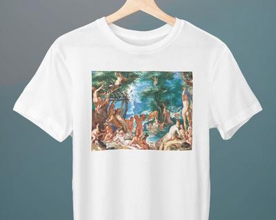 The Golden Age, Joachim Wtewael Painting, Unisex T-Shirt, Art T-Shirt, Fine Art T-Shirt, Gift for Her, Gift for Him, Art Lover Gift