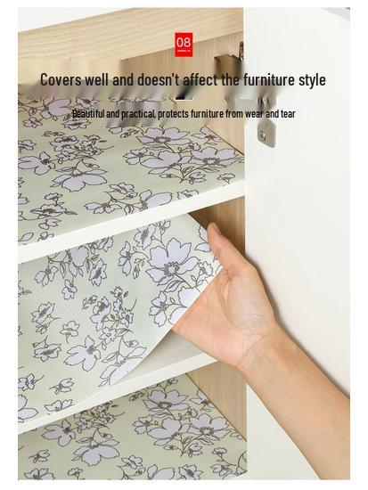 Waterproof Moisture-Proof Drawer & Cabinet Liner: Anti-Stain Mat for Kitchen, Wardrobe, and Shoe Cabinet Use