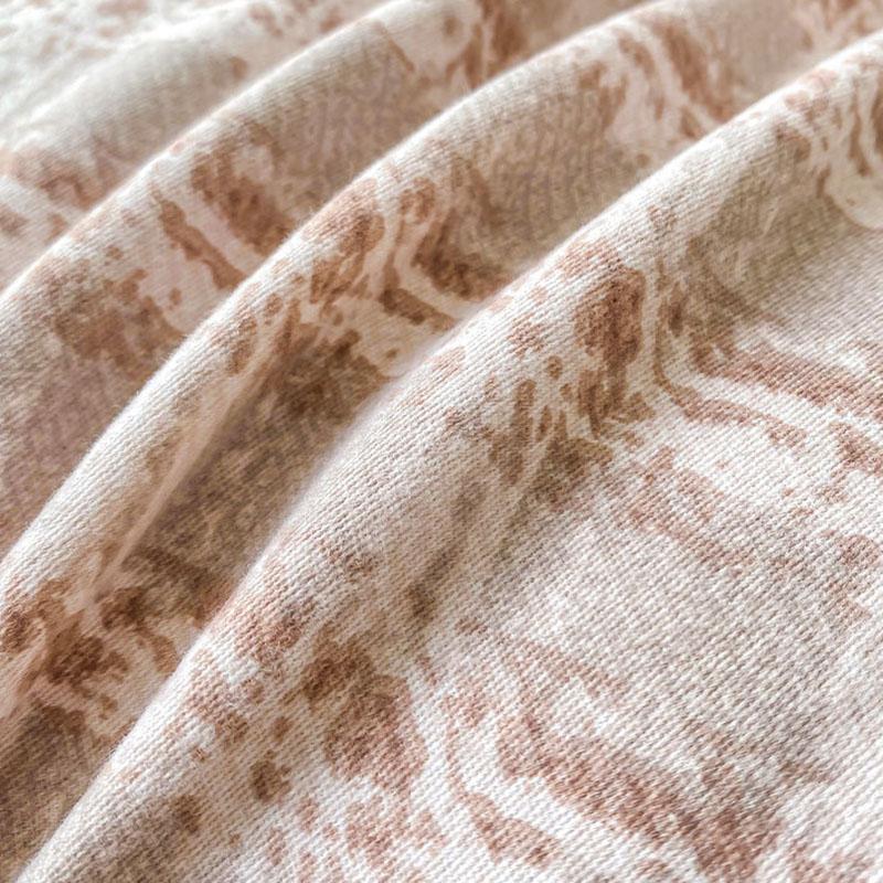 Luxury Thick 100% Cotton Printed Bedding Sets Super Soft Brushed Skin Friendly Duvet Cover Set Autumn and Winter Bed Linens