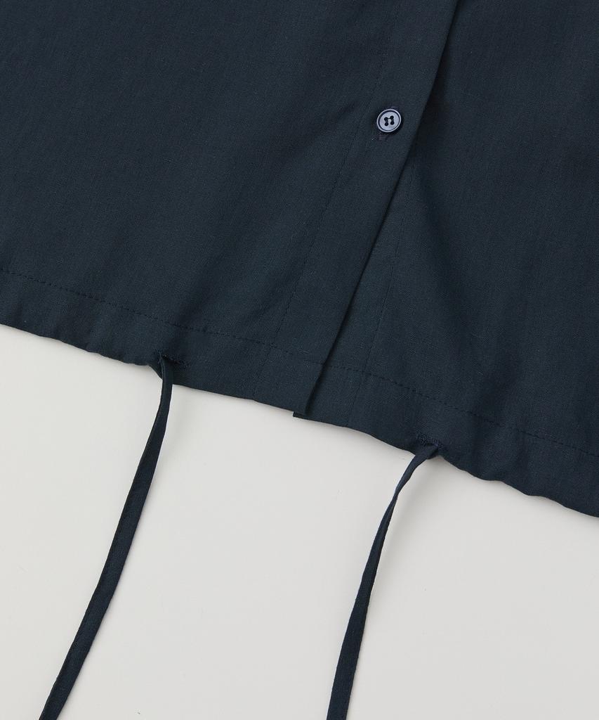 Lounellain Positano Tencel Linen Shirt_Navy