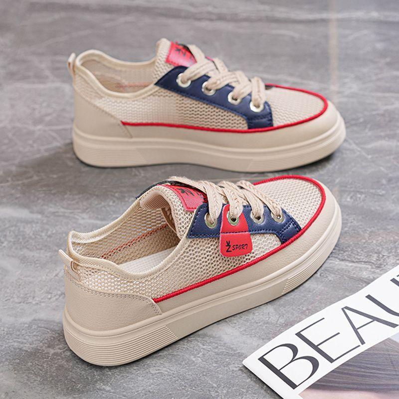 shoes increase in height in spring and autumn, versatile little white shoes, soft leather increases in height, sports thick-soled women's shoes