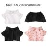 Stuffed Doll Clothes 20 cm Black White Doll Shirt Doll Clothes Doll Plush Clothing Doll Pants