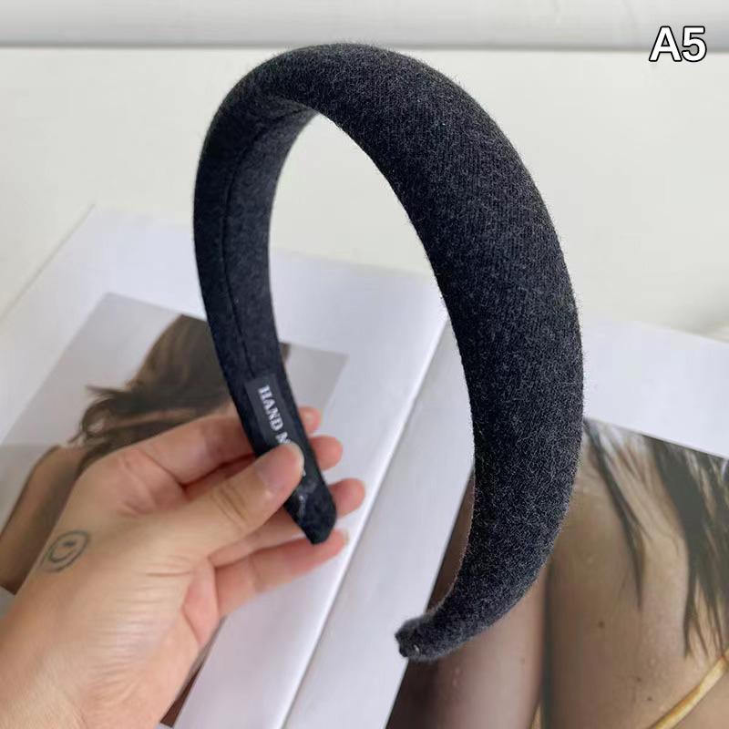 Elegant Korean Style Wide-Brimmed Sponge Headwear Headband For  Girls Hair Accessories