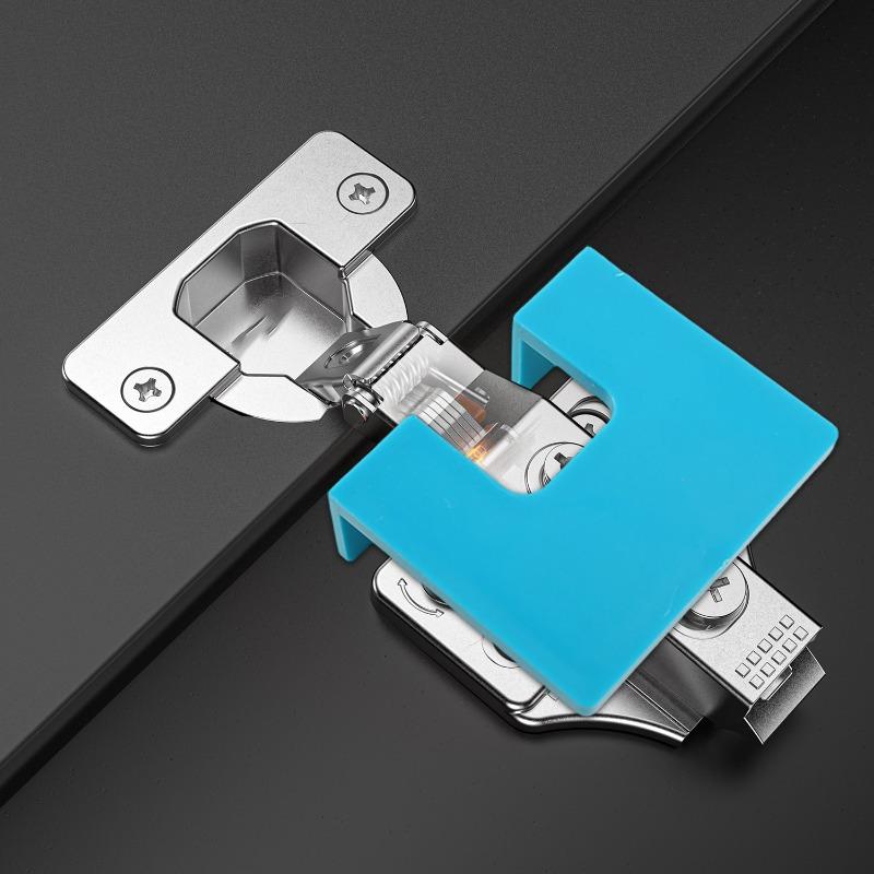 Magnetic Hinge Plate Positioning Aids Woodworking Quick Installation Fixed Plate Cabinet Door Furniture Hinges Assistant Panels