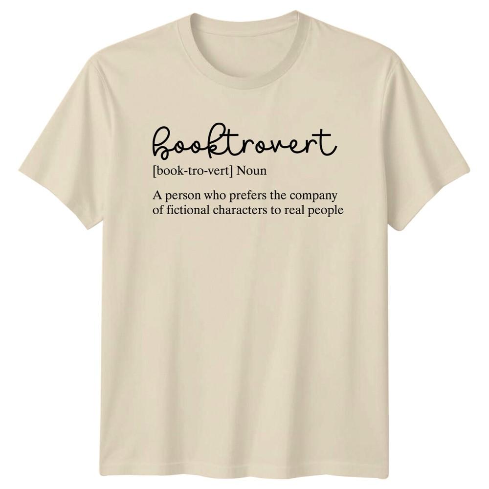 Booktrovert Definition Funny Book Lover Reader TShirt Unisex T-Shirt S