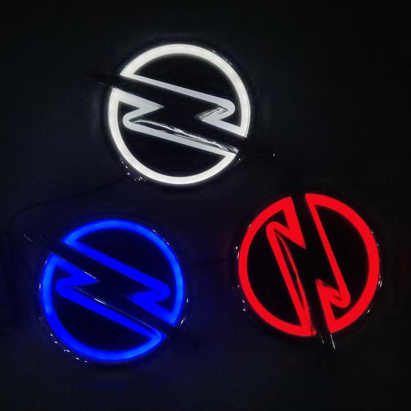 5D For OPEL Badge Light 133mm LED Trunk Emblems Rear 5D Logo Light For OPEL Zafira Astra Corsa Mokka Antara OPEL Atmosphere Lamp