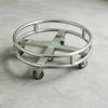 Stainless Steel Soup Bucket Cart Wheeled Insulated Trolley Food Service