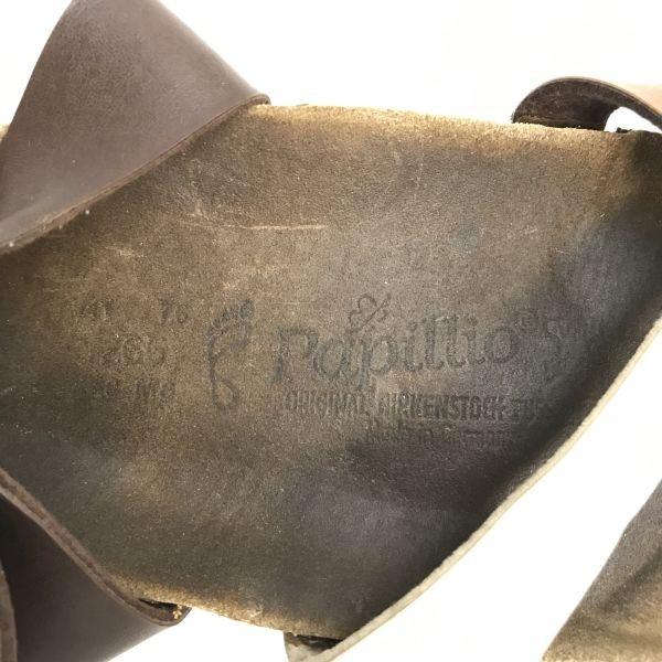 Birkenstock Papillio Germany Ledersandalen 26.5 41 Herren Braun Strandschuhe(GEBRAUCHT)
