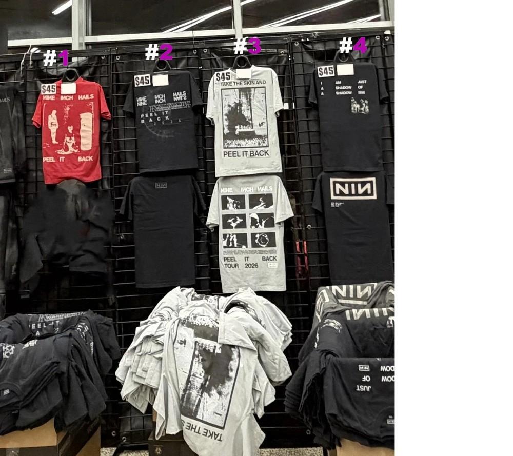 

Nine Inch Nails NIN Peel It Back Tour 2026 Merch reprint TShirt Unisex T-Shirt XXXL