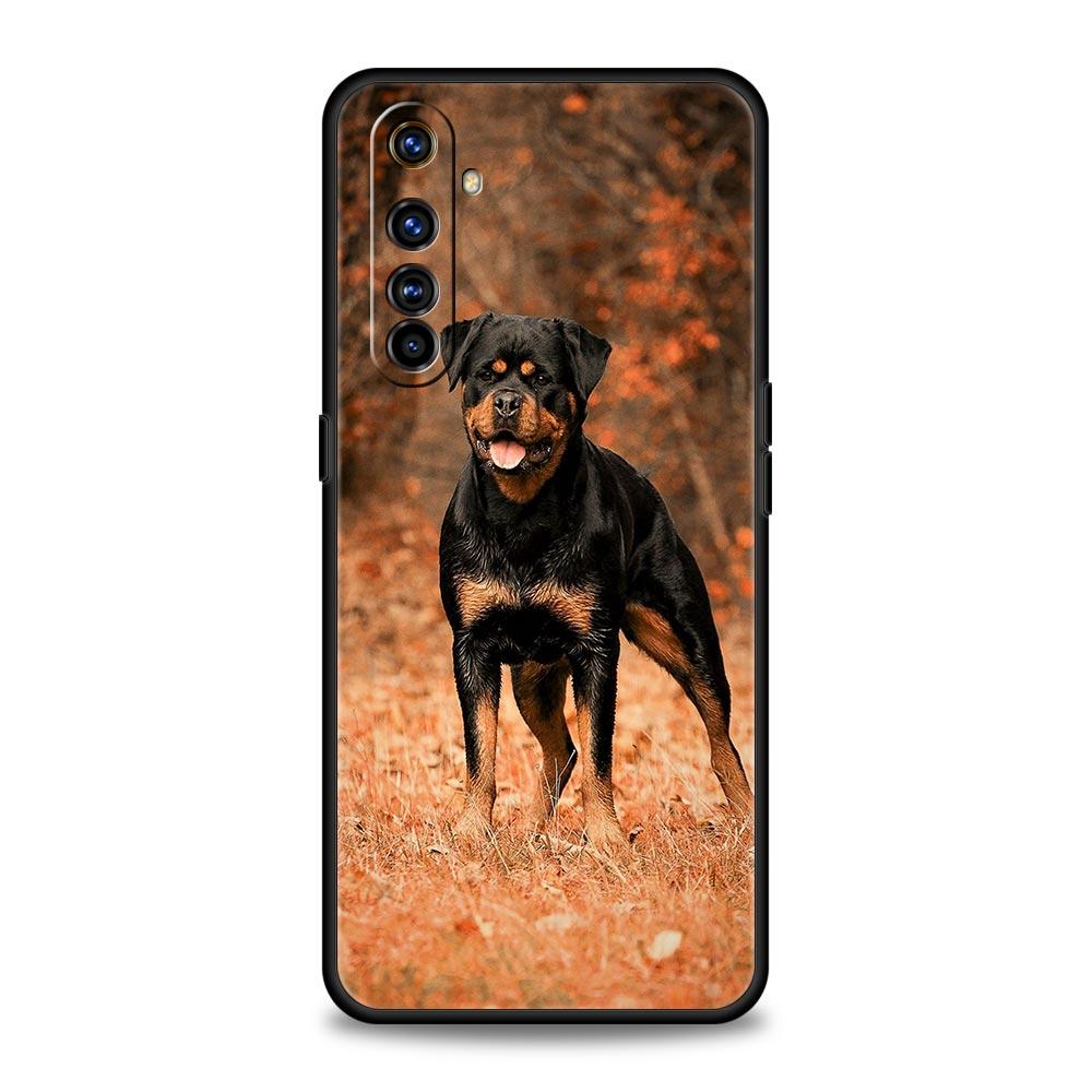 Rottweiler Dog Phone Case For Realme 13 12 10 9 8 7 GT3 GT5 GT2 Pro Plus 5G C21 C25 C35 GT Neo 2 3 3T 5 Cover