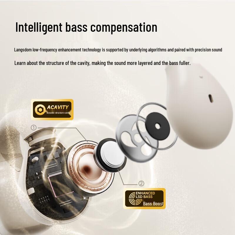 Lansdon Bone Conduction Open-Ear Wireless Sports Headphones