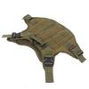 Pet Military Harness Chest Back Velvet Material Suitable for Large and MediumSized Dogs(L )