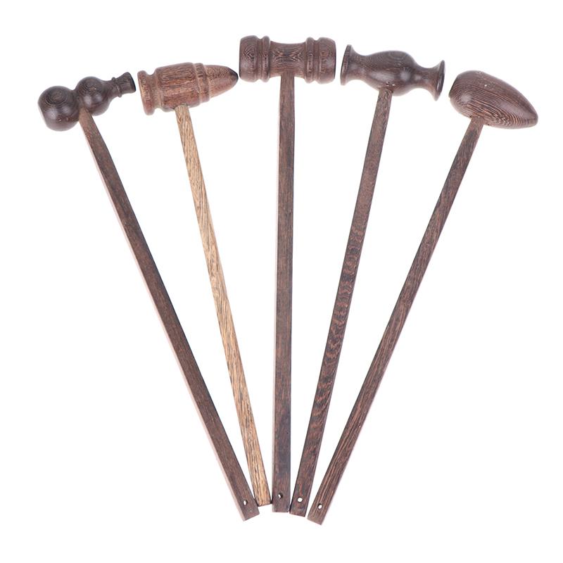Wooden Massage Hammer Fitness Stress Relax Massager Stick Body Fitness Hammer