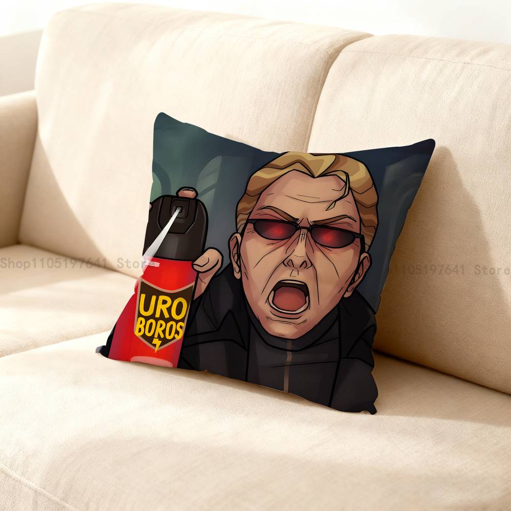 The P-Postal D-Dude Customizable Anime Celebrity Merchandise All-Match Printed Pillow Case Sofa Office Room Decoration Protector