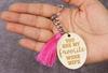 Inkdotpot Key Chain For Anniversary Engraved Wooden Key Holder Housewarming