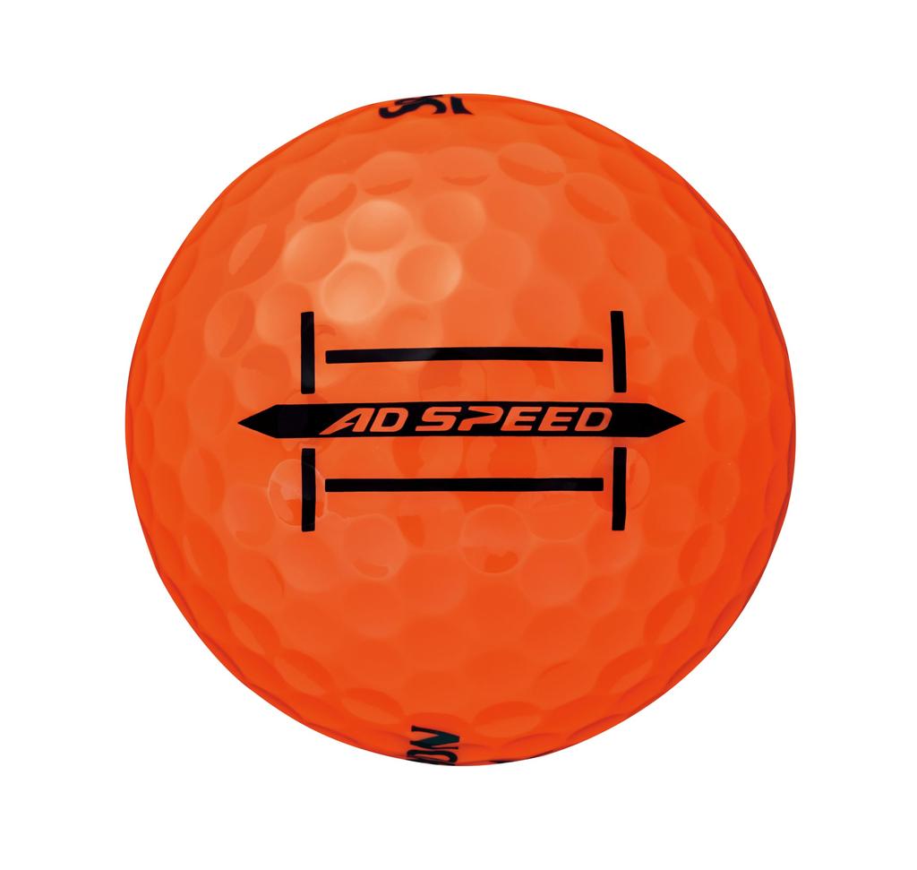 DUNLOP Golf Balls SRIXON AD SPEED3 2024 Model 1 Dozen Passion Orange (12 Pieces)