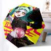 1pz Ombrello da Esterno con Design di Personaggio Anime - Apertura/Chiusura Automatica, Design Portatile a 3 Pieghe, Telaio in Ferro a 8 Stecche - Regalo Perfetto per i Fan, T