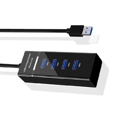 Compactly 4 Port USB Hub USB Expander For Desktop Laptop TV Enables Fast Data Transfer And Device Charging Adapter