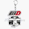 Classic Japan Anime Initial D Takumi Racing Cars Key Chain Keychains Ring for Accessories Bag Pendant Keyring Jewelry Fans Gifts