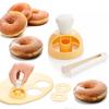 Kitchen Supplies Creative Diy Donut Mold Cake Decorating Tools Plastic Desserts Bread Cutter Maker Baking Supplies Kitchen Tools
