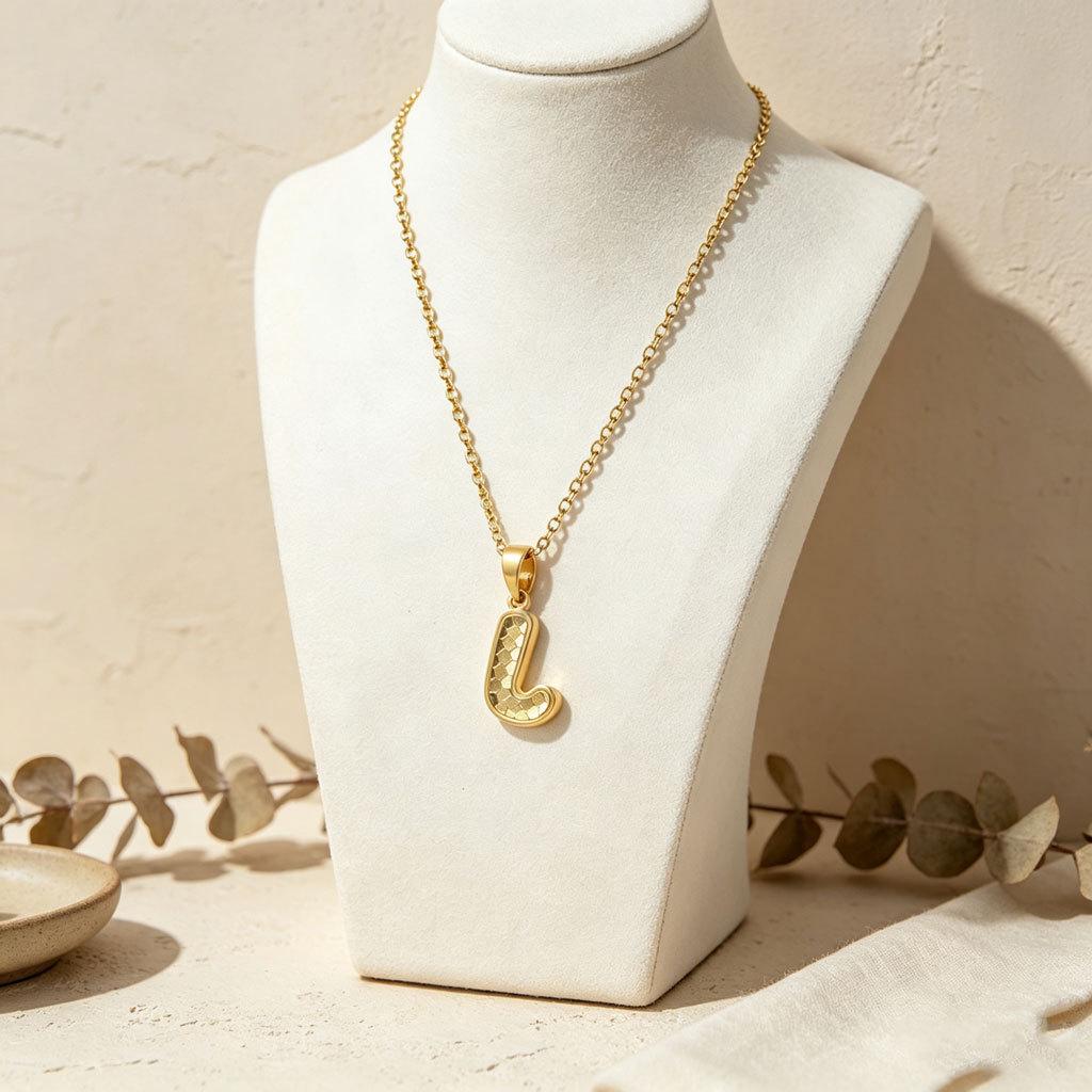 Trendy Modern Minimalist 26-Letter Cute Design Necklace