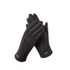 Women's Touchscreen Fleece Cycling Gloves - Cartoon Style, Thickened, Cold Weather Protection