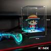 Vitrine LED Display Box pour figurine - KONIX - Compatible Funko Pop / Banpresto Qposket - Éclairage RVB - Câble USB
