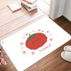 3D Cartoon Tomato Fun Doormat Anti-slip Area Rug for Living Room Bedroom Sofa Doormat Kids Floor Carpet Decor Washroom Floor Mat