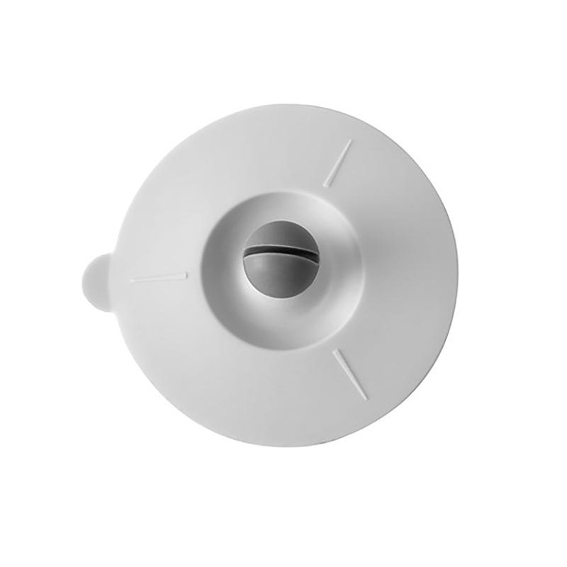 

Многоразовые крышки для чашек Пылезащитная крышка для чашки Пищевая силиконовая присоска Крышка для чашки с симпатичным уплотнением Крышка для чашки с присоской Крышки для чая и кофе серый