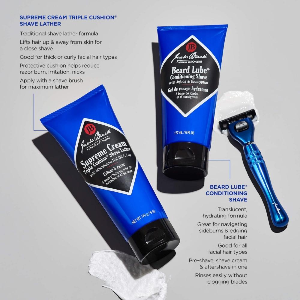 Jack Black Beard Lube  Conditioning Shave 6 Oz 177 Ml
