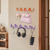 Metal Coat Racks Art Wall Coats Rack Key Backpack Organizer Hook Multipurpose Living Room Household Storage Decoration Hanger