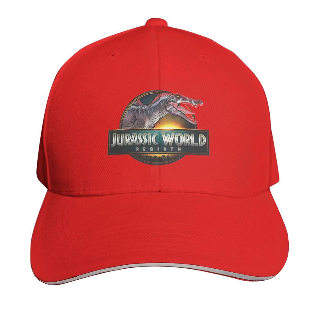 Logo Jurassic World Rebirth Dinosauri Film Cappellino Moda Casual Cappellini da Baseball Cappello Regolabile Hip Hop Estate Unisex Cappellini da Baseball