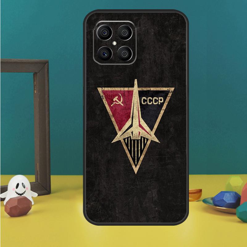 

Red Soviet Union USSR Flag Case For Honor X9c X8a X8b X9b X9a X8 X9 50 70 90 Lite Honor 200 Pro Magic 5 6 7 Lire Cover Honor 200 Lite