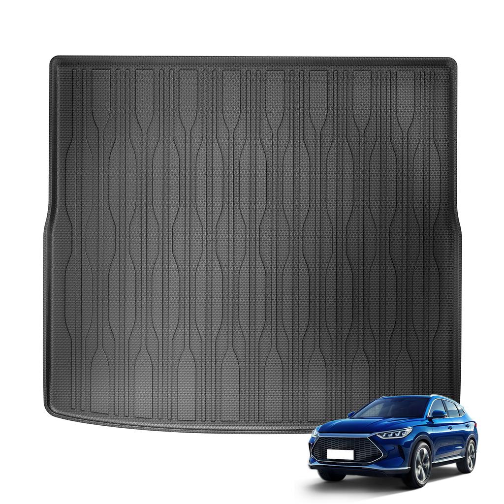 For BYD Song Plus EV/DMI Sealion 6 for BYD Seal U 2021-2024 Car Cargo Liner Trunk Pad TPE 3D Accessories Black