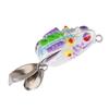 1pcs Mini Frog Soft Bait 60mm 5.5g Double Hide Hook Fishing Lure Bionics Sequin Frog Bait Artificial Lifelike Thunder Frog Lure