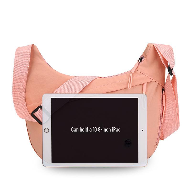 Versatile Outdoor Forest-Style Nylon Shoulder Bag - Large Capacity Casual Crossbody for Travel