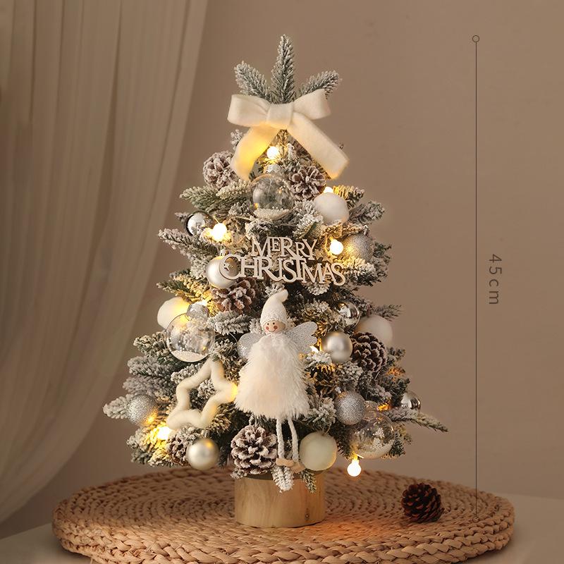 DIY Mini Christmas Tree Set for Home & Hotel Decorations - Ideal for Living Room or Window Display