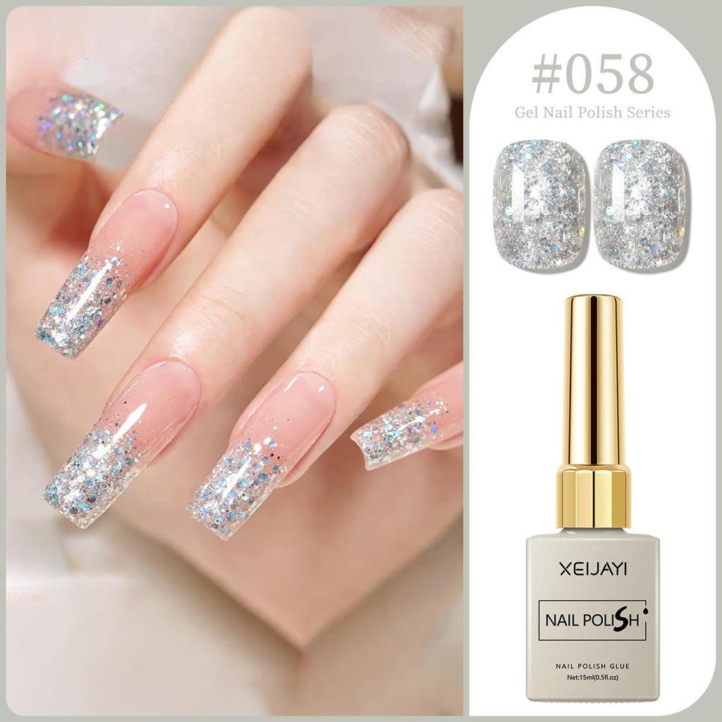 XEIJAYI 15ml Solid Color Nail Gel - 72 Color Options for Nail Art Salons
