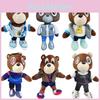 Adorable Kanye Teddy Bear Plush Toy Soft Crystal Velvet Stuffed Doll Collectible